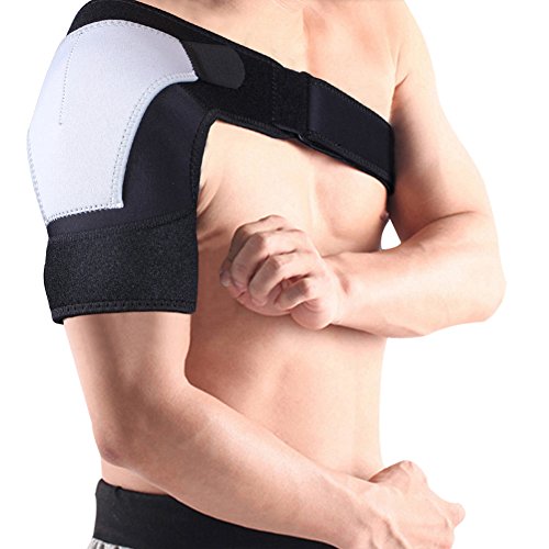 Adjustable Shoulder Support Joint Injury Single Support Brace Fitness Sports Shoulder Protector (Right Shoulder)