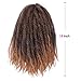 GX Beauty Marley Hair for Twists Afro Kinky Twist Crochet Hair 18Inch 3Packs Ombre Synthetic Kanekalon Braiding Hair Extensions(#1B/27)