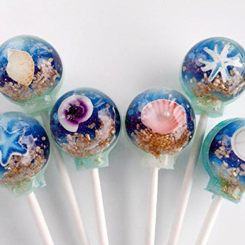 Amazon 美しすぎて食べられない 3d 海の貝殻キャンディー 3d Sea Shells Lollipops 1個 並行輸入品 Vintage Confections あめ キャンディ 通販
