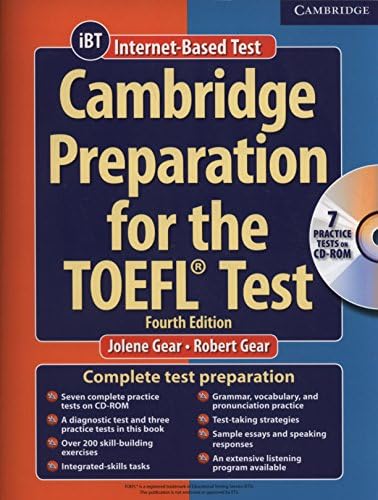 Amazon.com: Barron's TOEFL iBT with Audio CDs and CD-ROM