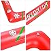 Amosfun Christmas Inflatable Selfie Frame Picture Selfie Frame Funny Photo Booth Props Blow Up Party Props for Birthday Wedding Bridal Shower (27.95 x 27.95 Inch)