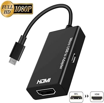 Amazon Mhl Hdmi 変換アダプタ Micro Usb To Hdmi 接続アダプタ 変換ケーブル テレビ映像転送 ユーチューブをテレビで見る テレビ出力 1080p対応 Avアダプタ Andorid対応 Exitora Dvi Hdmiアダプタ 通販