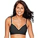 Hanes Women's Ultimate Smooth Inside and Out Foam Wirefree, Black, Medium