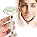 Jade Roller for Face, Jade Facial Roller, Gua Sha Scraping Massager, Anti-aging 100% Natural Facial Jade Stone Set - Face Eye Neck Beauty Roller For Slimming & Firming