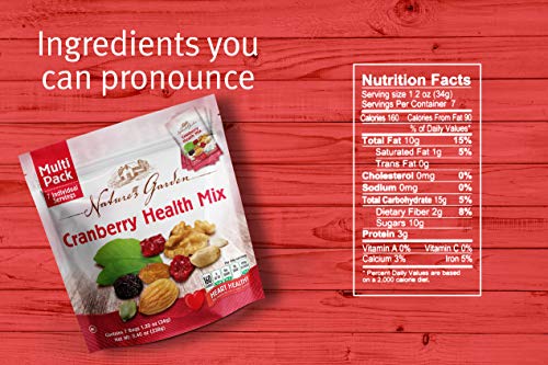 image for Nature's Garden Cranberry Health Mix, Trail Mix, Deluxe Mix Nuts, Hear
