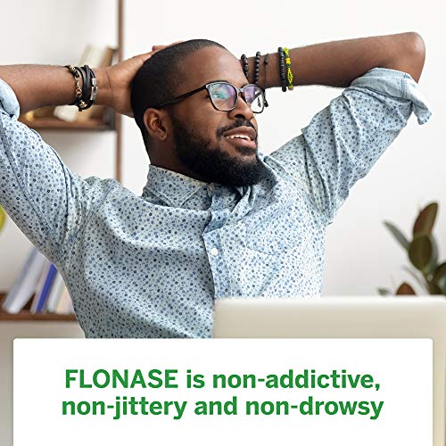 Flonase Nasal Spray for Allergy Relief, 24Hour NonDrowsy Allergy Medicine, 120 Sprays and