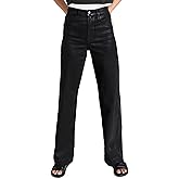 Joe's Jeans Womens The Mia Coated Wide Leg