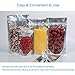 MMTX Mylar Bags 50pcs Resealable Ziplock Stand Up Bags Reusable Food Storage Aluminum Foil Pouch Bags for Coffee Beans Cookie Snack Dried Flowers Tea-5.51x7.48inch