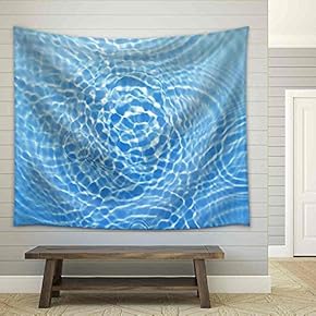 Fresh Water Background - Fabric Wall Tapestry Home Decor - 51x60 inches