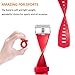 Wepro Replacement Bands for Fitbit Charge 2 HR, Buckle, Red, Small