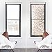 rabbitgoo Glass Window Film, Decorative Window Stickers, Privacy Window Clings, Static Cling Door Window Covering, Stained Glass Window Vinyl, Non Adhesive, Anti UV Pebble Pattern, 23.6 x 70.8 inches