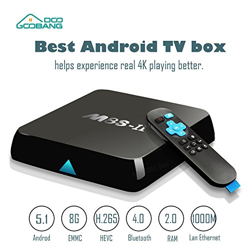 Goobang doo android 5.1 tv box with 1000m lan 8gb rom