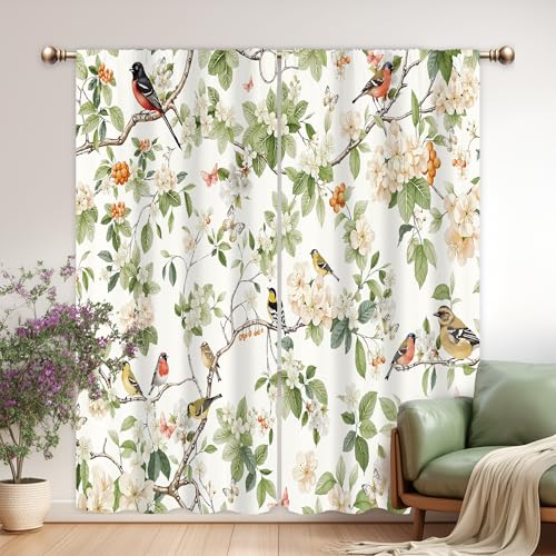 Mitpok Bird Floral Curtains