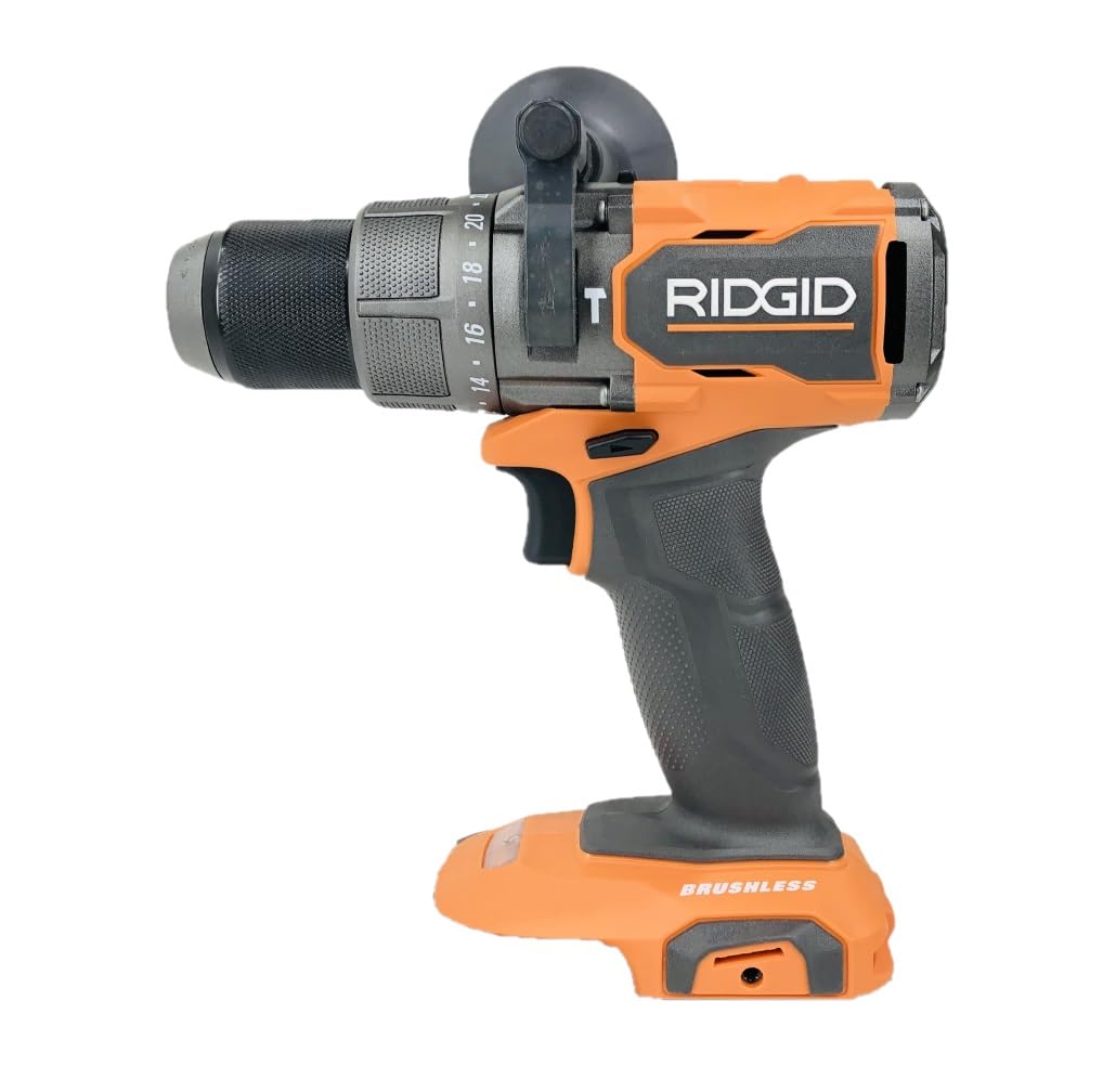 RIDGID 18V Brushless Cordless 1/2 in. Hammer Drill/Driver R86115 (Tool Only) Bulk Packaged