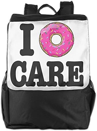 Rongyingst I Dount Care Messenger Bag Shoulder Backpack Travel Hiking Rucksack For Womens Mens Boys Girls School Bookbags One Size