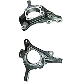 Forlevlaep 2Pcs Front Left Right Side Steering Knuckle for Subaru Impreza 2008-2014 for Legacy Outback 2005-2014 Forester 2009-2014 WRX 2012-2014 XV Crosstrek WRX STI 2013-2014 698-220 698-221