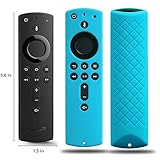 Covers for All-New Alexa Voice Remote for Fire TV Stick 4K, Fire TV Stick (2nd Gen), Fire TV (3rd Gen) Shockproof Protective Silicone Case (Sky)