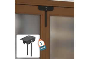 Huaodor Metal Bifold Door Lock - Adjustable Bifold Closet Door Lock（Fits 0.6" - 2" Bi-Fold Door）Bifold Door Child Safety Lock