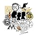 Laptop Stickers, CATTA 18 PCS Vinyl Matte Stickers for Kid Bottle Skateboard Guitar Travel Case Door Laptop Luggage Car Bike Bicycle Decals