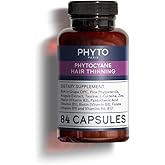 PHYTOCYANE Anti-Hair Thinning Dietary Supplement (12-Week Supply), 84 Count (Pack of 1),1 cap per day, Vegan, Lactose-Free, Gluten-Free, No Preservatives