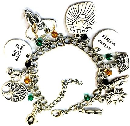 HedFord Disney Charm Bracelets Lion King Merchandise - Disney Lion King Jewelry for Women