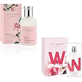 Ted Baker W and Woman Pink EDT Bundle, includes W EDT, pink orchid, fig leaf and white peony top notes 75ml with Woman Pink EDT, floral green feminine fragrance 3.38 fl oz