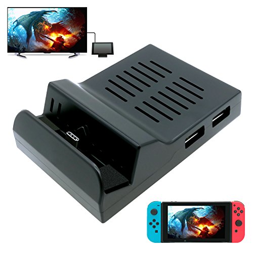 FastSnail Portable Dock for Nintendo Switch, Replacement Dock With Electronic Chip for Nintendo Switch FastSnail Portable Dock for Nintendo Switch, Replacement Dock With Electronic Chip for Nintendo Switch