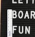 Letter Board Letters - 1 inch pre-Cut White Plastic Characters - 340 Letters Numbers and Symbols - Great to Replenish or add to Your Letter Set (With Organizer Box)