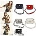 Fashion Story Women Mini Small Adjustable Crossbody Satchel Shoulder Handbag (Red)