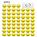 Soft Golf Balls,Smartlife15 Foam Sponge Practice Golf Balls, Indoor Outdoor Golf Balls for Training(Yellow,60pcs)