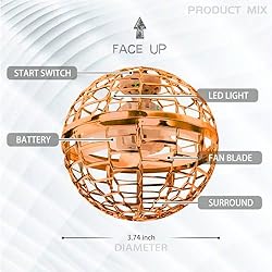 Flying Ball Toy Globe 360°Rotating Hand Controlled
