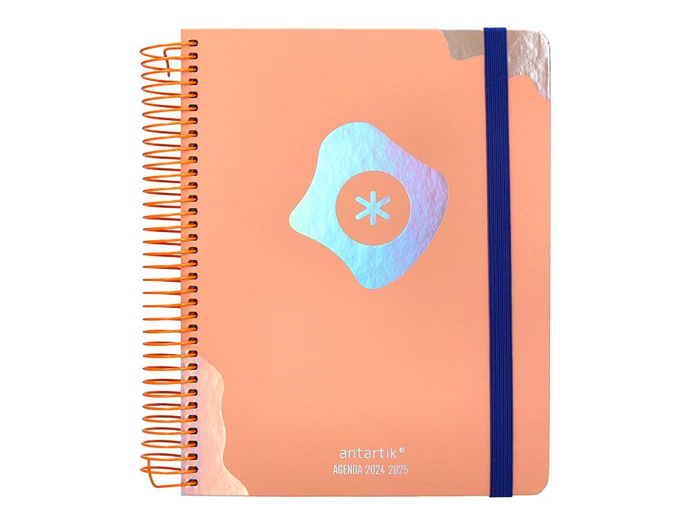 Anartik School Diary Year 24-25 Year Course Collection Maximum Light Orange Day Page DIN A5