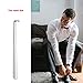 Yamesu Metal Shoe Horn Long Handle 16 inch Extra Long Handled Stainless Steel Shoehorn with Comfort Grip for Seniors, Boots, Kids, Elderly, Pregnant