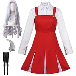 TFRVMA Anime Costume Dress Outfit Red Uniform Full