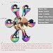Fidget Spinner, Vecr Finger Gyro Hand Spinner Relieve Stress Toy For kids and Adult Anti-Anxiety Autism Killing Time (Hexagon - Rainbow)