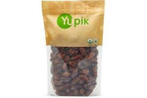 Yupik Organic California Pitted Dates, Dried Fruit, Non-GMO, Vegan, Gluten-Free, 1Kg