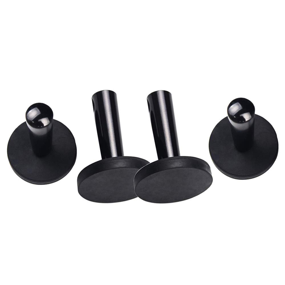 Gebildet 4pcs Super Strong Vehicle Gripper Magnets for Vinyl Graphics, Cars Packaging and Crafts Magnet Holder (Black)
