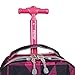 J World New York Sundance Rolling Backpack, Block Pink, One Size
