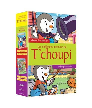 Les Meilleures Aventures De T'choupi - Coffret - T'choupi Le Magicien + T'choupi Musicien