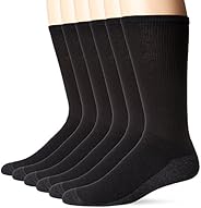 Hanes mens Comfortblend Max Cushion Crew Socks 6-pack