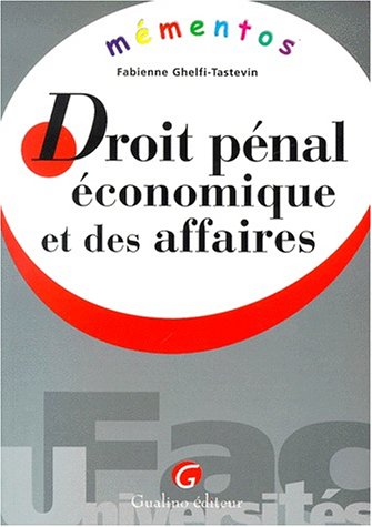 Droit pénal économique et des affaires
