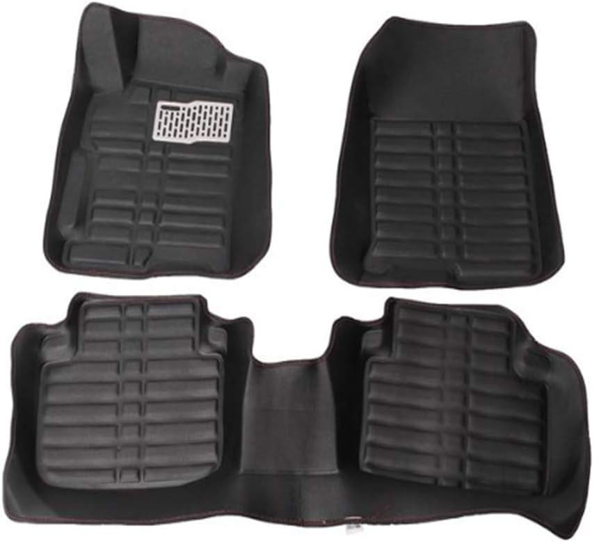 Alamor Black Full-Encased Non-slip Car Floor Mat Liner Waterproof Mat For Honda Accord 2013-2016