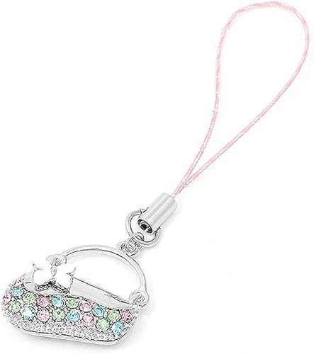 Amazon.com: Glamorousky Pink Strap with Handbag in Multi-Color Austrian