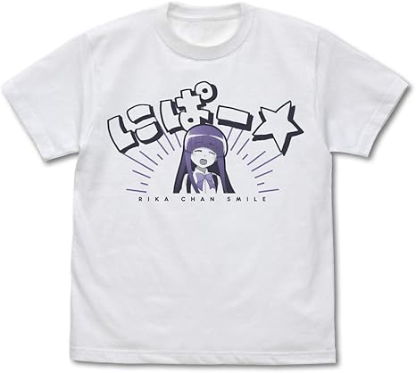 Amazon ひぐらしのなく頃に 業 にぱー Tシャツ White L アニメ 萌えグッズ 通販