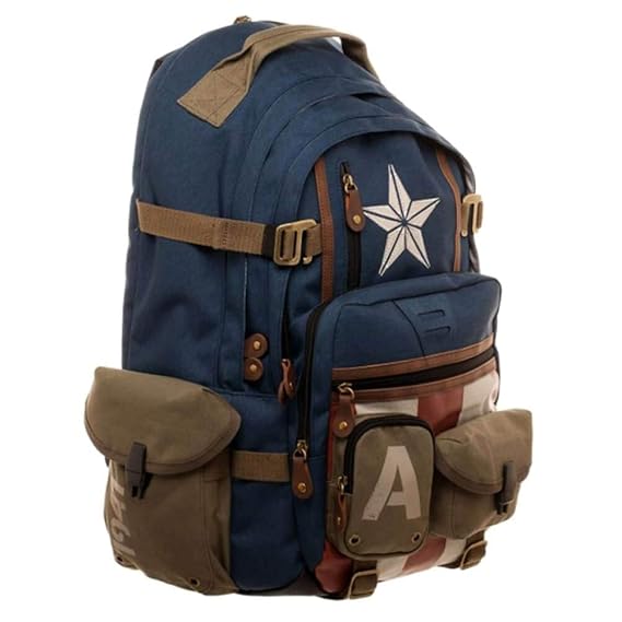 captain america stars and straps backpack