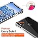 Vproof iPhone Xs Max Case, Transparent Slim Protective Case Cover, Hybrid Hard PC Back + Reinforced TPU Bumper Frame with Corner Drop Absorption for Apple iPhone Xs Max 6.5 Inch 2018 (Black Clear)