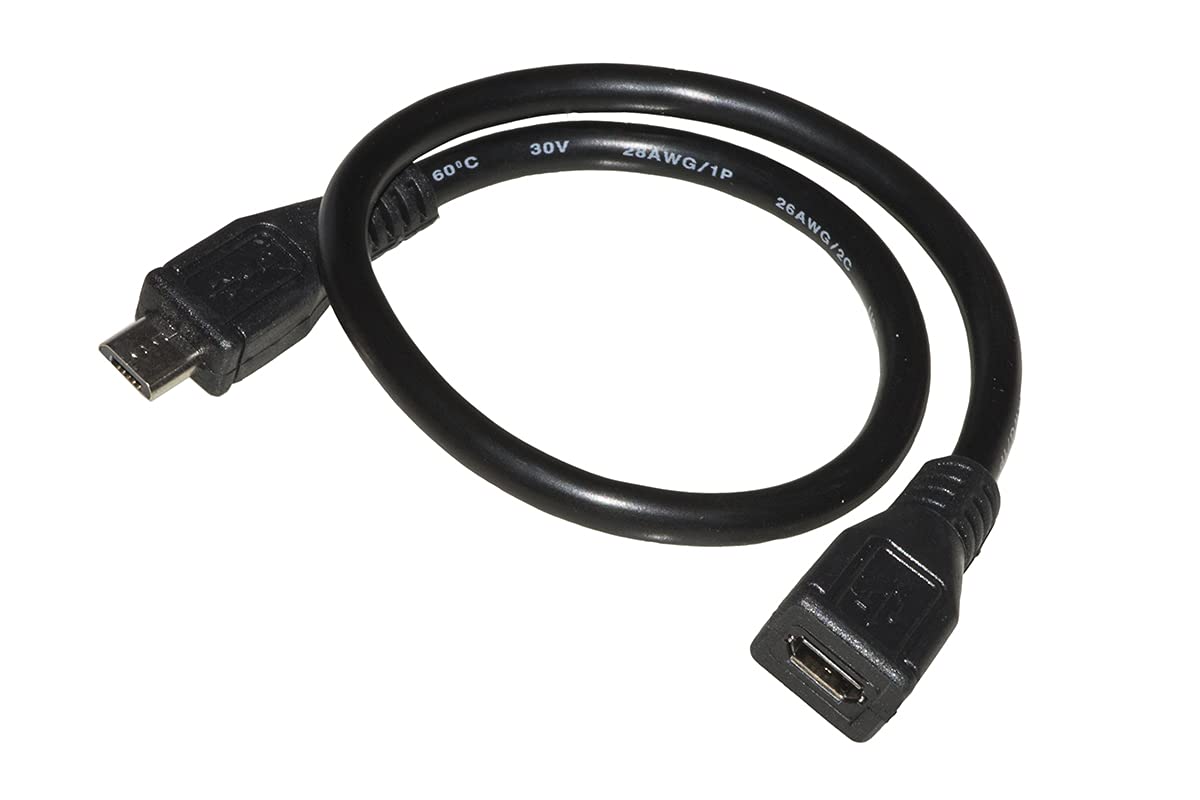MICRO USB EXTENSION CABLE MALE/FEMALE CM 30