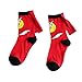 4-6 Years Old Kids Socks Cartoon Superman Spiderman Batman The Flash Design Children Cotton Socks Unisex Boys Girls (4-6 years old, Flash)