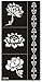 Tattoo Stencil/Template 10 Sheet Set Flower Pretty New Henna Designs