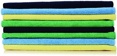 Fiber Promot Microfiber Cleaning Cloth Optional Color Choice 2Pack for Automobile,Kitchen, Led Screen Cleaning High Absorbent the Dust ,Dirt ( 12'' x 16'') )